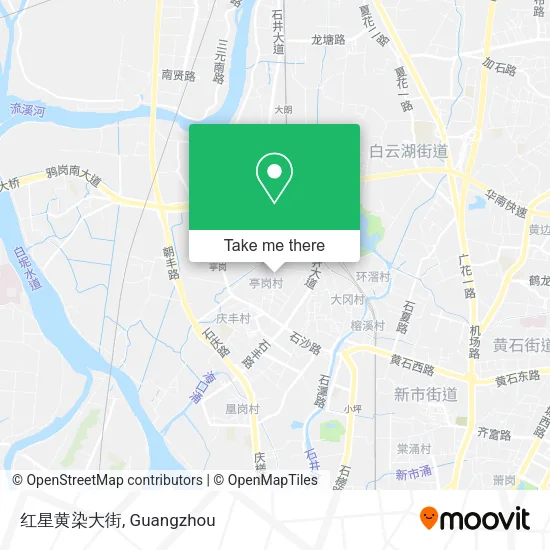 红星黄染大街 map