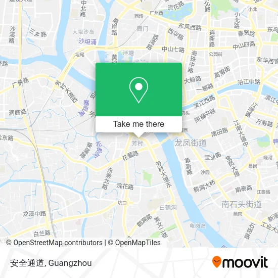 安全通道 map