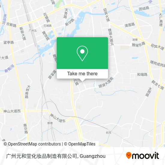 广州元和堂化妆品制造有限公司 map