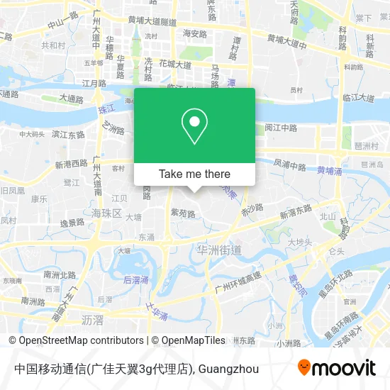 中国移动通信(广佳天翼3g代理店) map