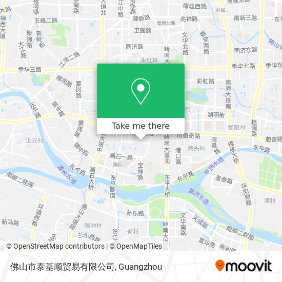 佛山市泰基顺贸易有限公司 map