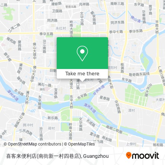 喜客来便利店(南街新一村四巷店) map