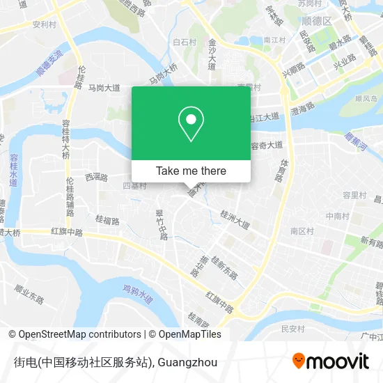 街电(中国移动社区服务站) map