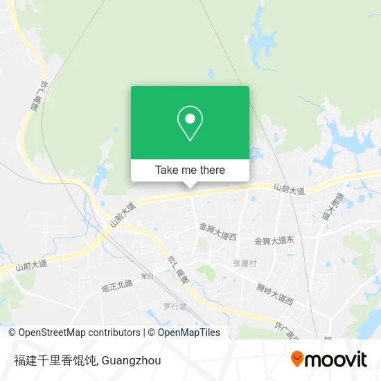 福建千里香馄饨 map