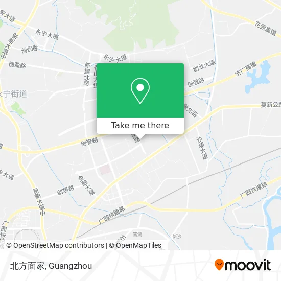 北方面家 map
