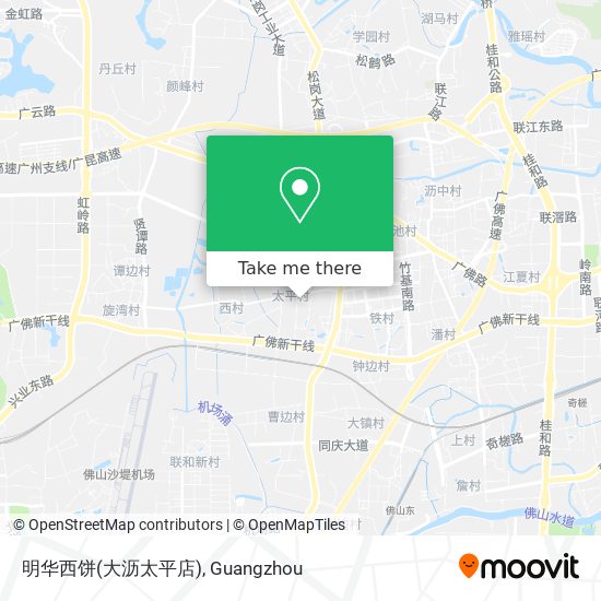 明华西饼(大沥太平店) map
