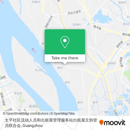 太平社区流动人员和出租屋管理服务站出租屋主协管员联合会 map