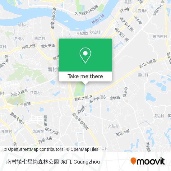 南村镇七星岗森林公园-东门 map