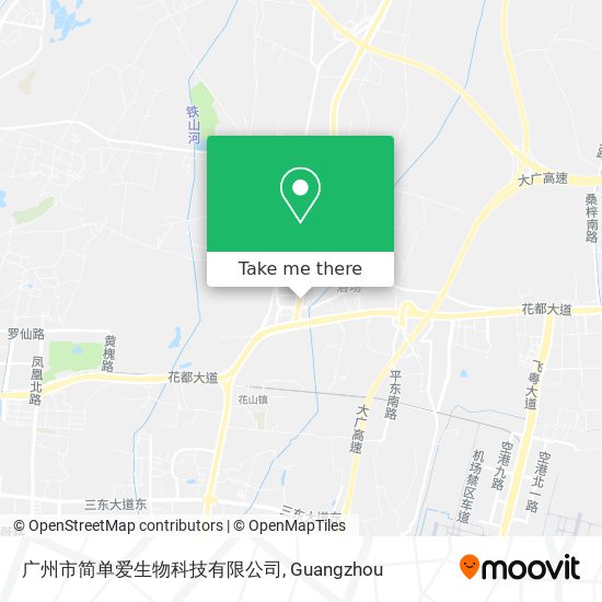 广州市简单爱生物科技有限公司 map