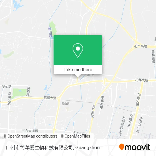 广州市简单爱生物科技有限公司 map