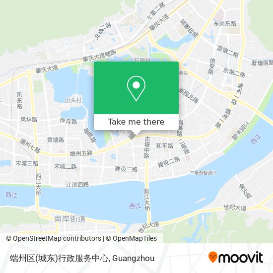 端州区(城东)行政服务中心 map