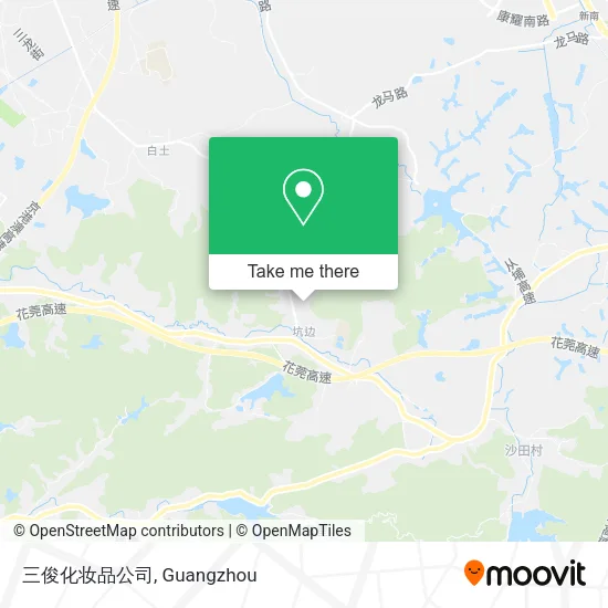 三俊化妆品公司 map