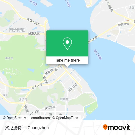 宾尼波特兰 map