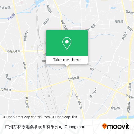 广州芬林泳池桑拿设备有限公司 map