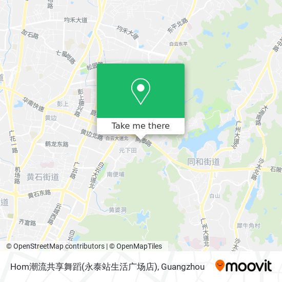 Hom潮流共享舞蹈(永泰站生活广场店) map