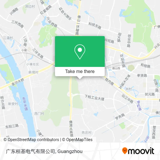 广东桓基电气有限公司 map