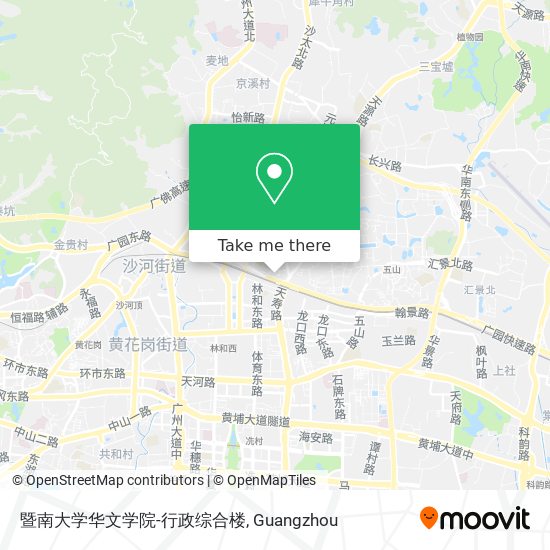 暨南大学华文学院-行政综合楼 map