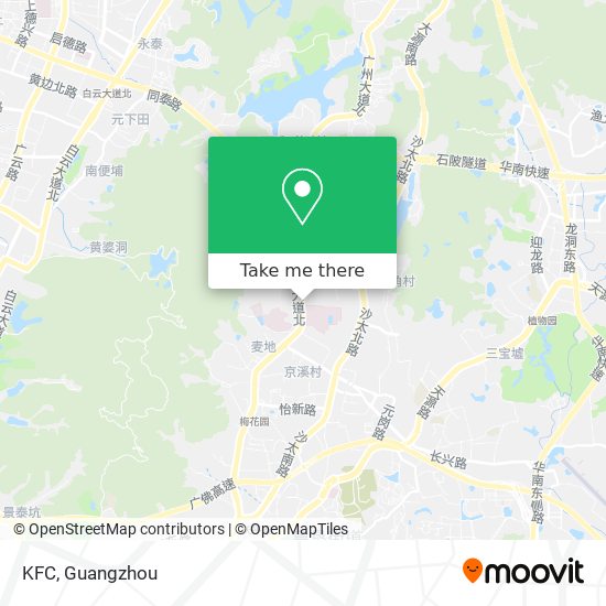 KFC map