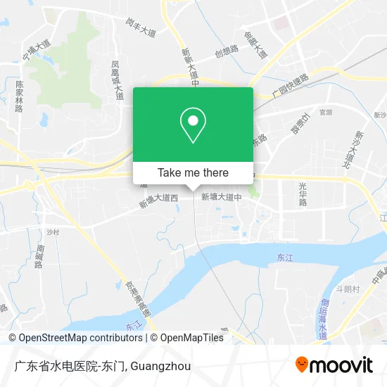 广东省水电医院-东门 map