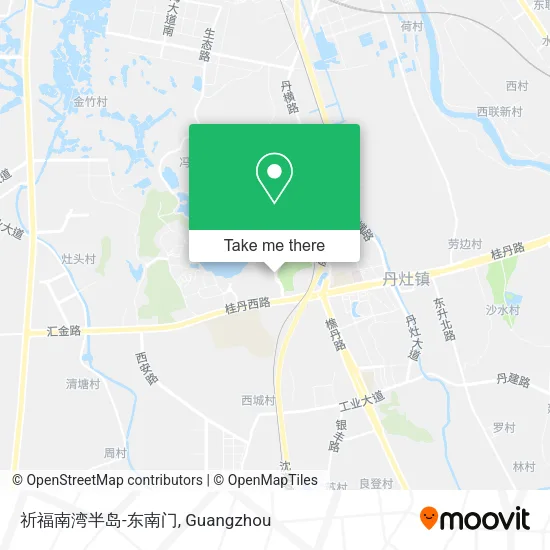 祈福南湾半岛-东南门 map