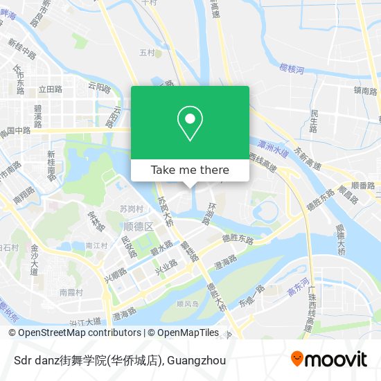 Sdr danz街舞学院(华侨城店) map