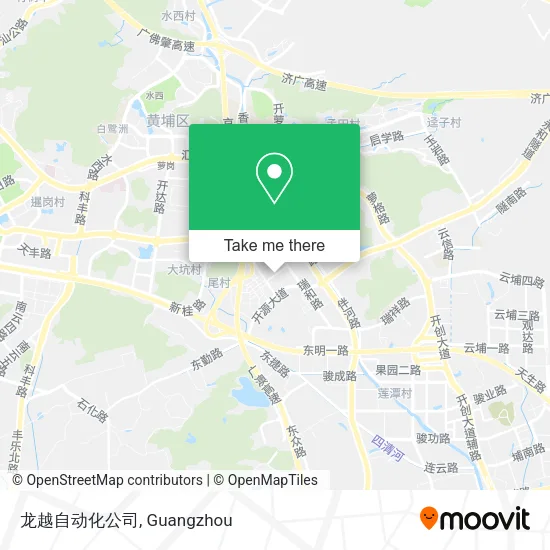 龙越自动化公司 map