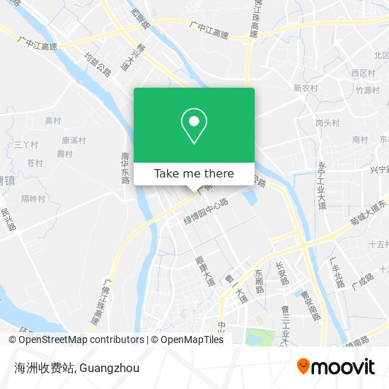 海洲收费站 map