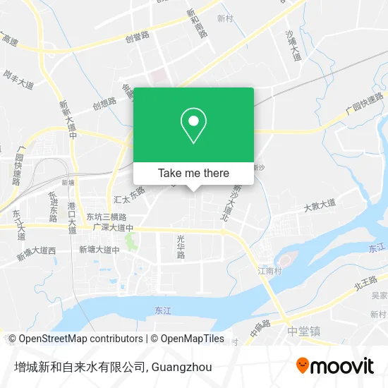 增城新和自来水有限公司 map