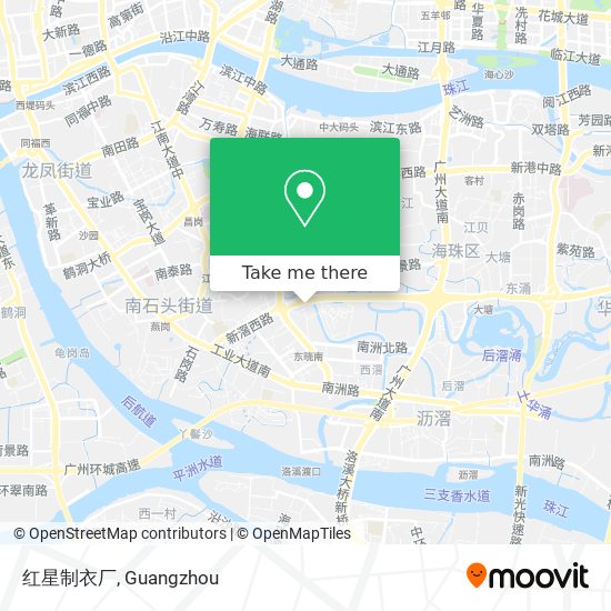 红星制衣厂 map
