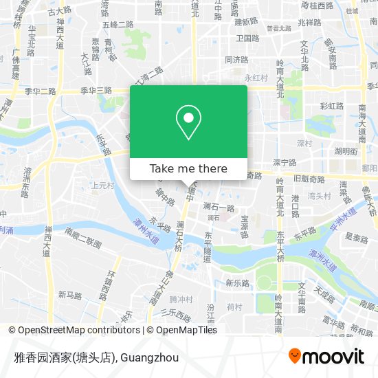 雅香园酒家(塘头店) map