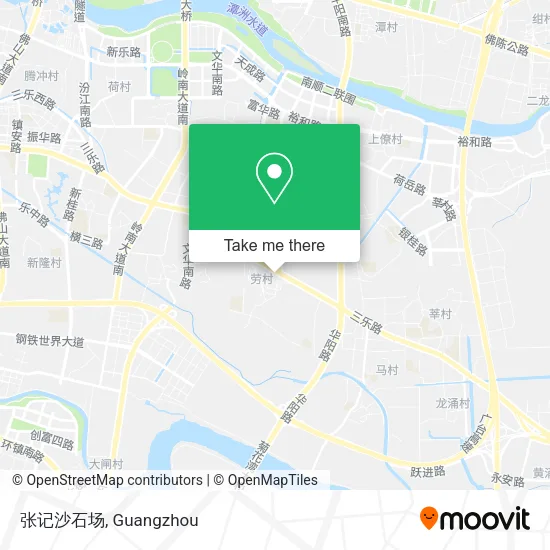 张记沙石场 map