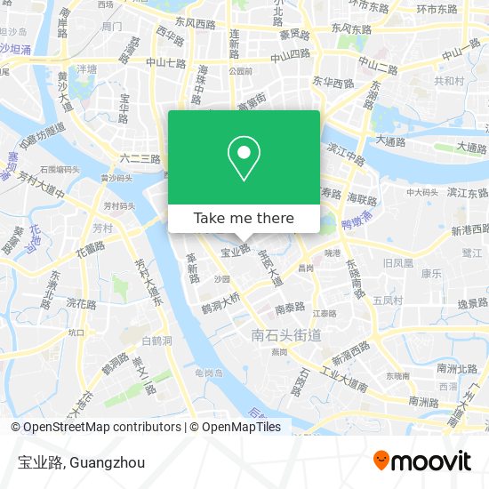宝业路 map