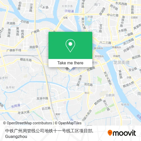 中铁广州局管线公司地铁十一号线工区项目部 map