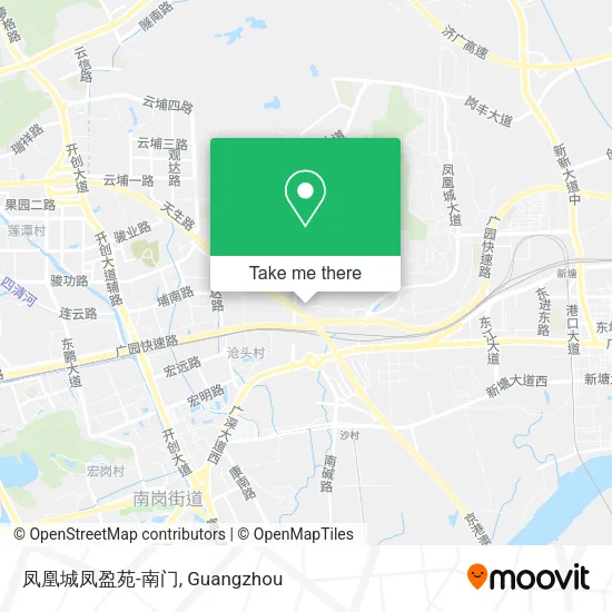 凤凰城凤盈苑-南门 map