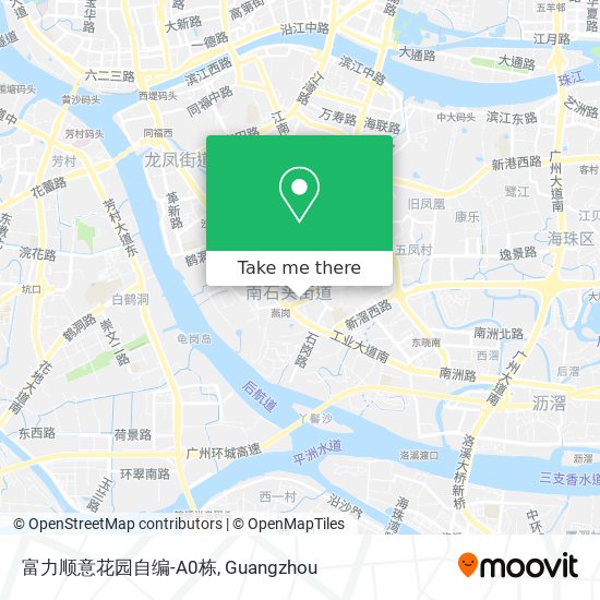 富力顺意花园自编-A0栋 map