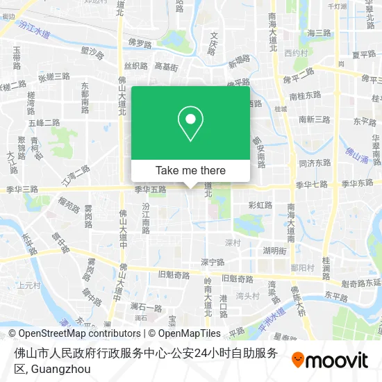 佛山市人民政府行政服务中心-公安24小时自助服务区 map