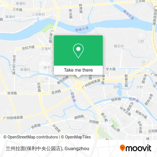 兰州拉面(保利中央公园店) map