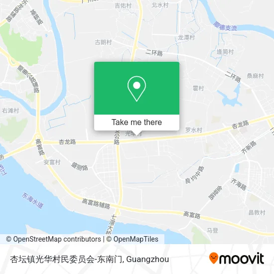 杏坛镇光华村民委员会-东南门 map
