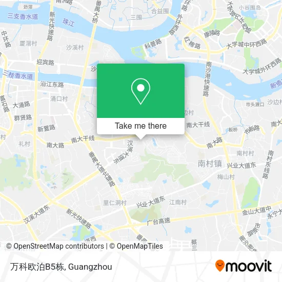 万科欧泊B5栋 map