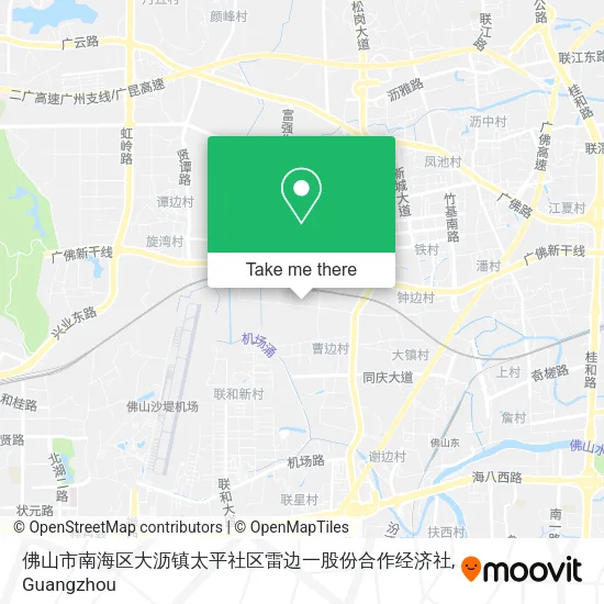 佛山市南海区大沥镇太平社区雷边一股份合作经济社 map
