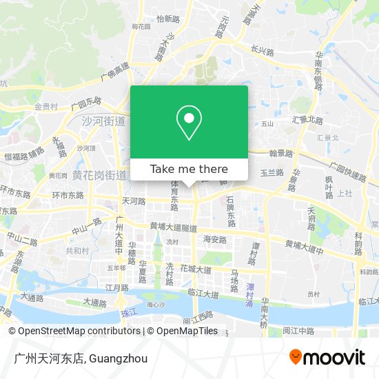 广州天河东店 map