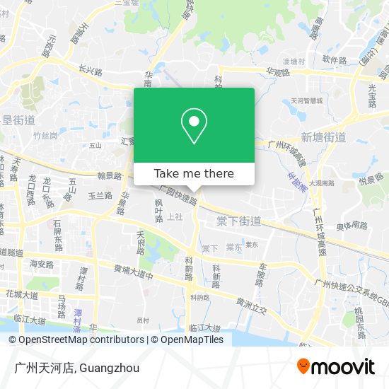 广州天河店 map