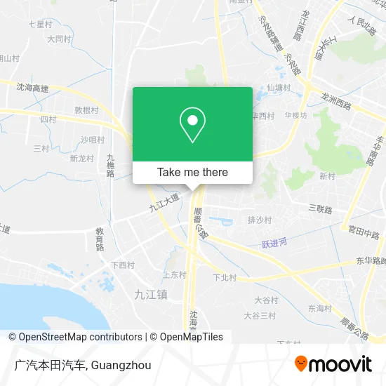 广汽本田汽车 map