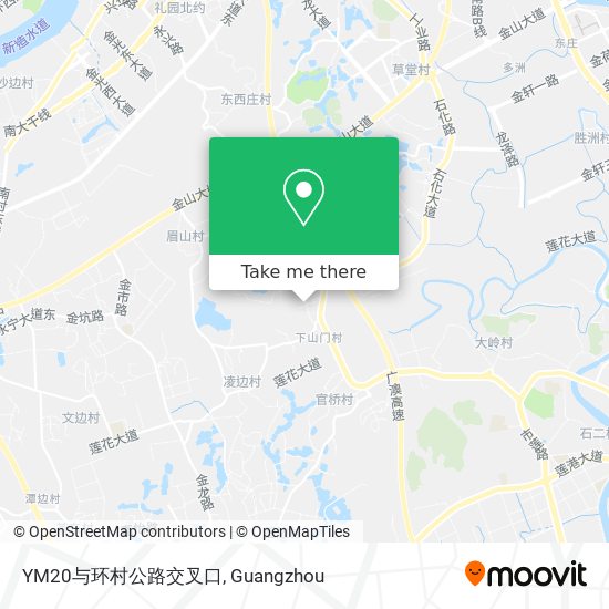 YM20与环村公路交叉口 map