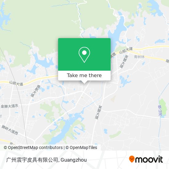 广州震宇皮具有限公司 map