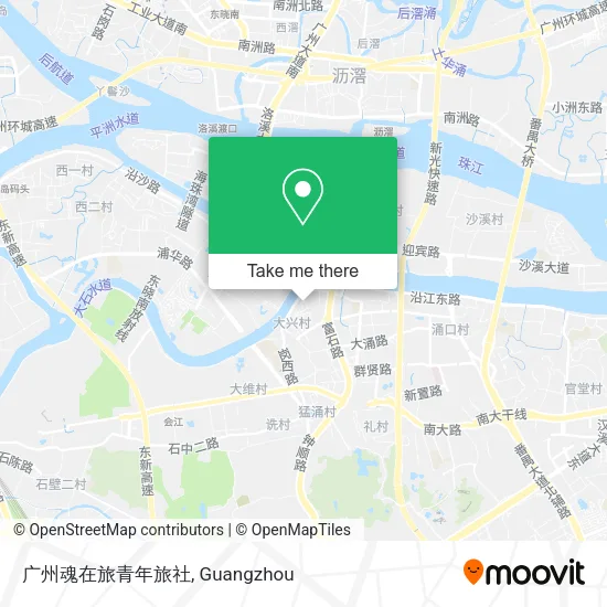 广州魂在旅青年旅社 map
