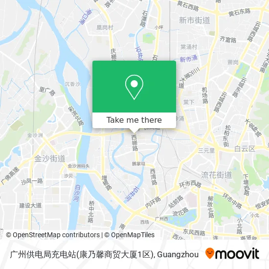 广州供电局充电站(康乃馨商贸大厦1区) map