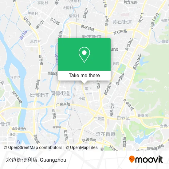 水边街便利店 map