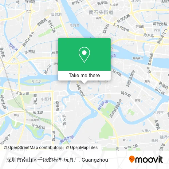 深圳市南山区千纸鹤模型玩具厂 map