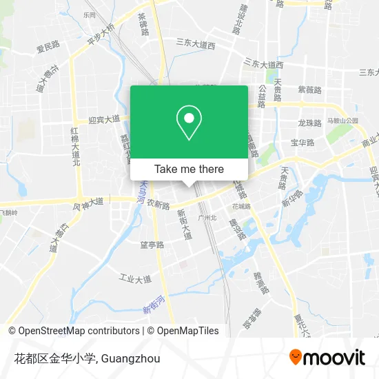 花都区金华小学 map